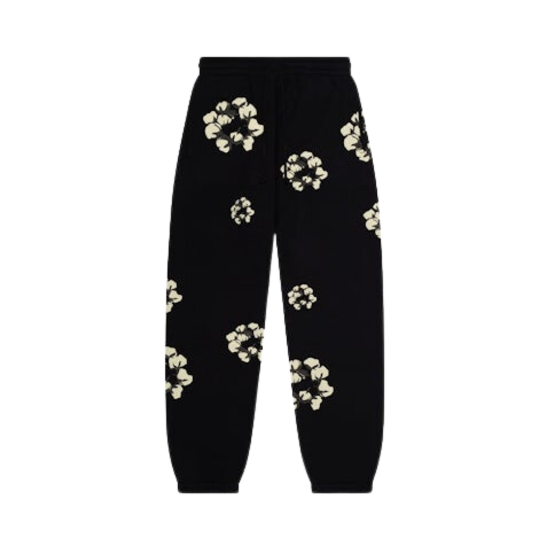데님 티어스 x CPFM 리쓰 스웨트팬츠 블랙(Denim Tears x Cactus Plant Flea Market Wreath Sweatpants Black)
