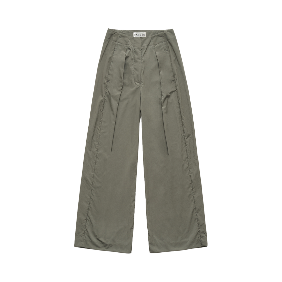 FV24C_PA07FG00 FARVEN Walter Pin Tuck Slacks Desert Sage