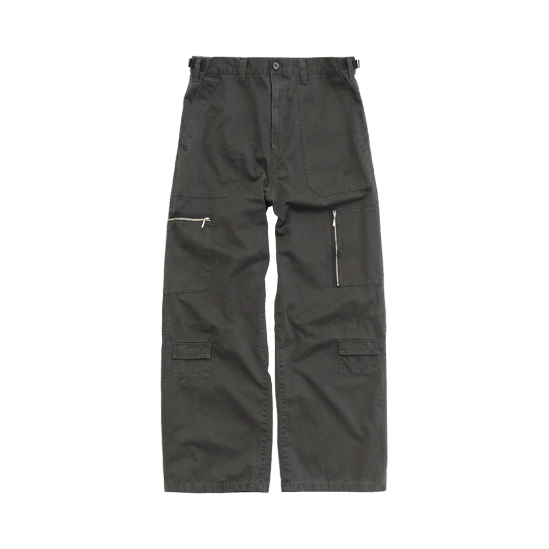 폴리테루 플라이트 팬츠 카키 차콜(Polyteru Flight Pants Khaki Charcoal)