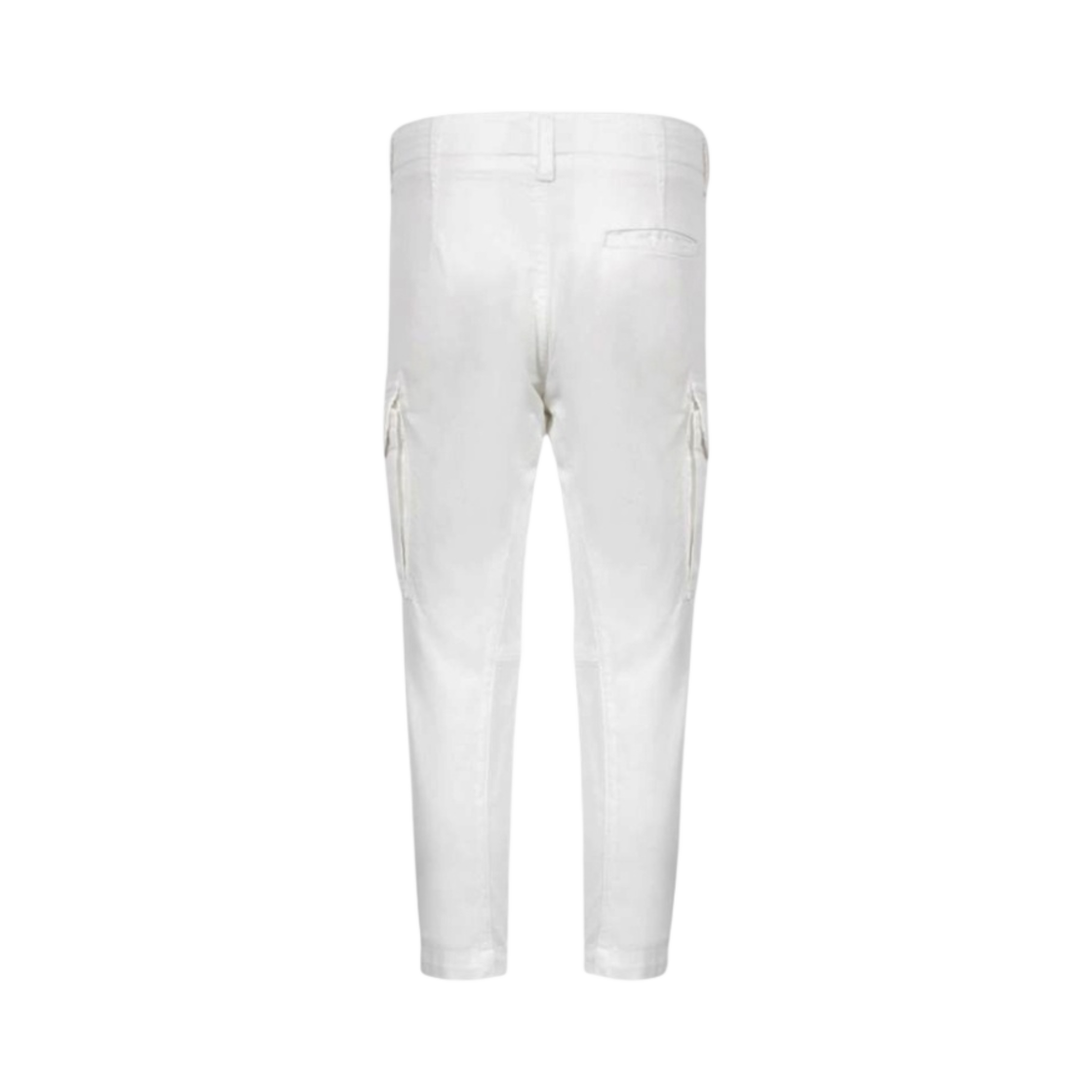 (키즈) C.P. 컴퍼니 U16 스트레치 개버딘 카고 팬츠 거즈 화이트 - 23SS((Kids) C.P. Company U16 Stretch Gabardine Cargo Pants Gauze White - 23SS) - 2