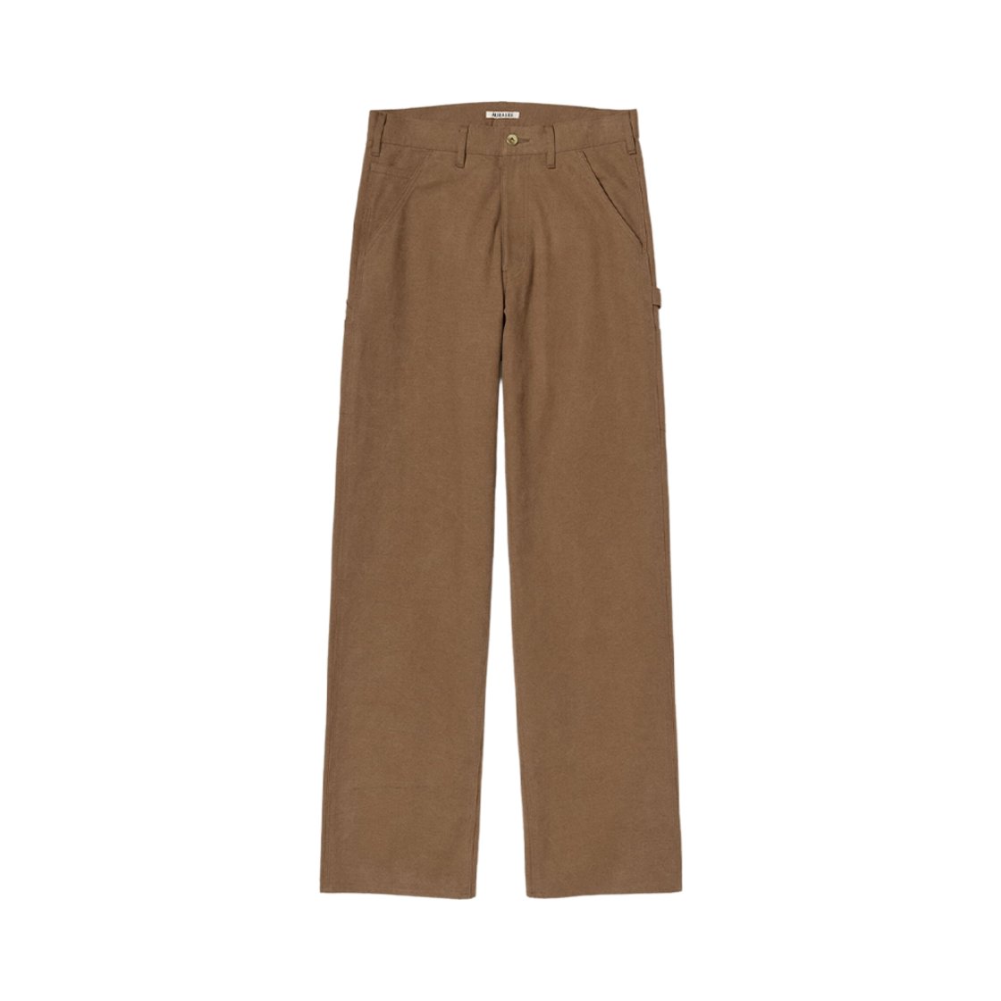 A23AP02MN Auralee Washed Heavy Canvas Pants Brown