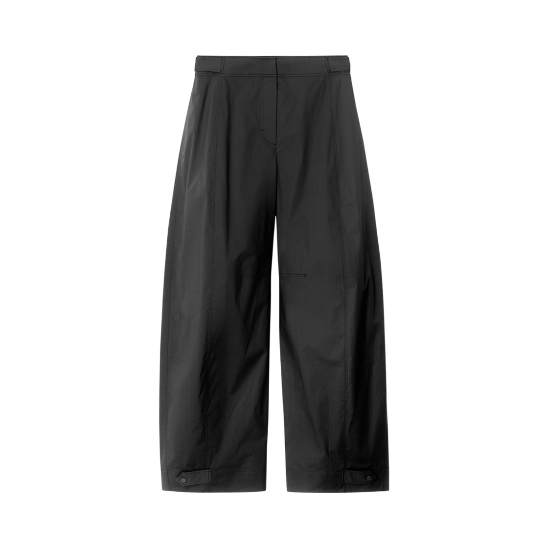 (W) 코스 배럴 레그 유틸리티 트라우저 블랙((W) COS Barrel Leg Utility Trousers Black)