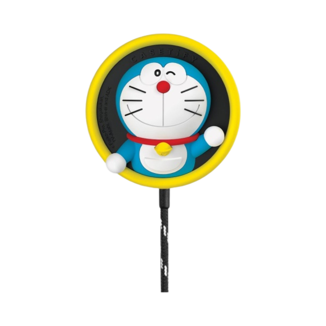 - Casetify x Doraemon Pass Loop Magnetic Wireless Charger Black