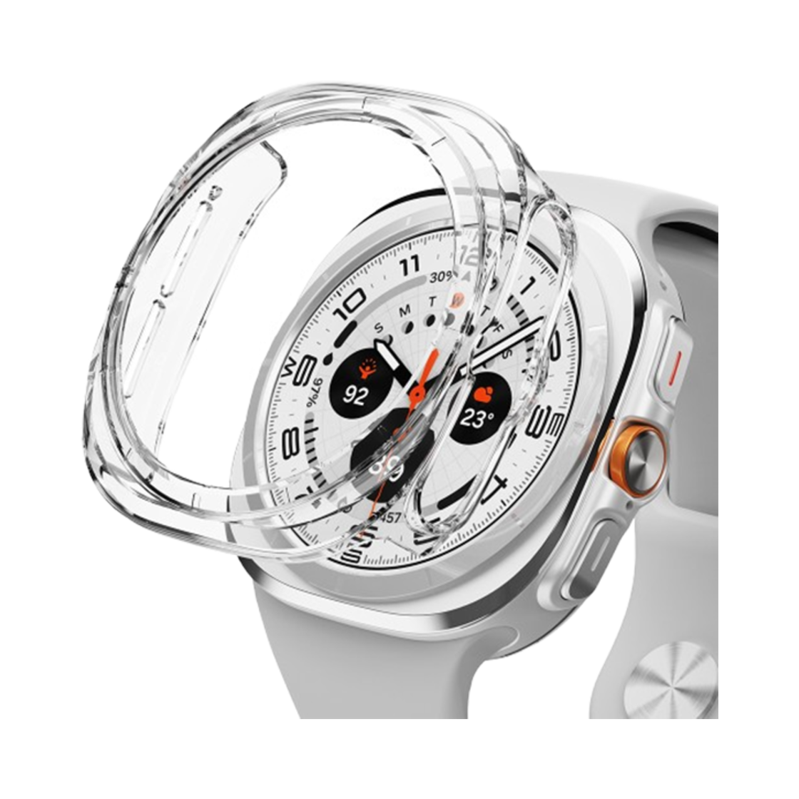 신지모루 갤럭시워치 하드 커버 케이스 7/FE/6/5/4/3세대 울트라 클래식 프로 액정보호 강화유리 크리스탈 클리어(SINJIMORU Galaxy Watch Hard Cover Case 7/FE/6/5/4/3 Ultra Classic Pro Screen Protector Tempered Glass Crystal Clear)