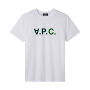 A.P.C. Multicolored VPC T-Shirt White Green