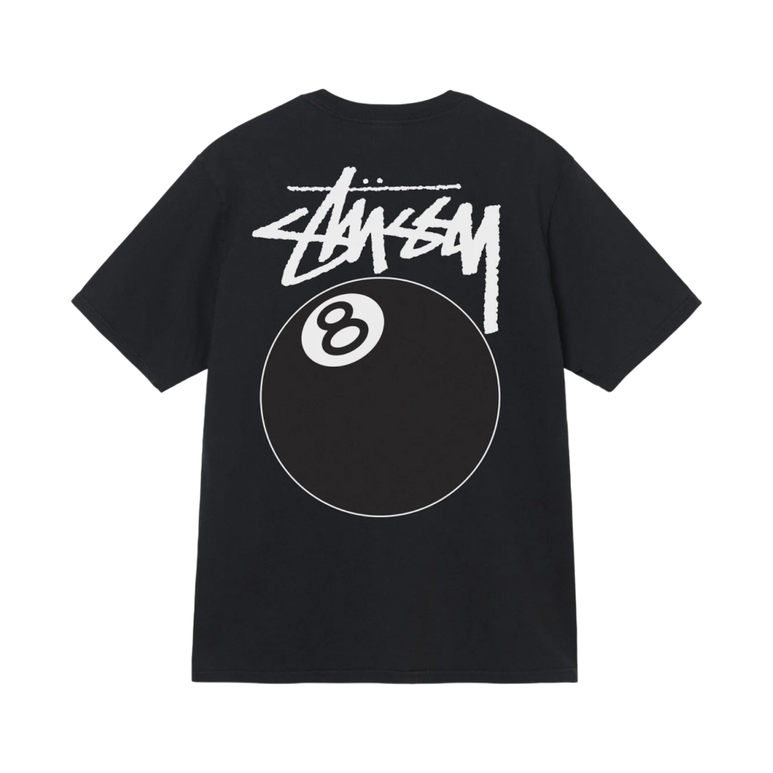 스투시 8볼 피그먼트 다이드 티셔츠 블랙 - 22SS(Stussy 8 Ball Pigment Dyed T-Shirt Black - 22SS)