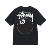 Stussy 8 Ball Pigment Dyed T-Shirt Black - 22SS