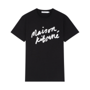 Maison Kitsune Handwriting Classic T-Shirt Black