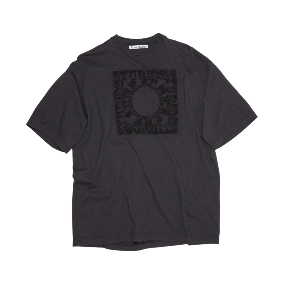 아크네 스튜디오 크루넥 티셔츠 페이디드 블랙(Acne Studios Crewneck T-Shirt Faded Black) - 1