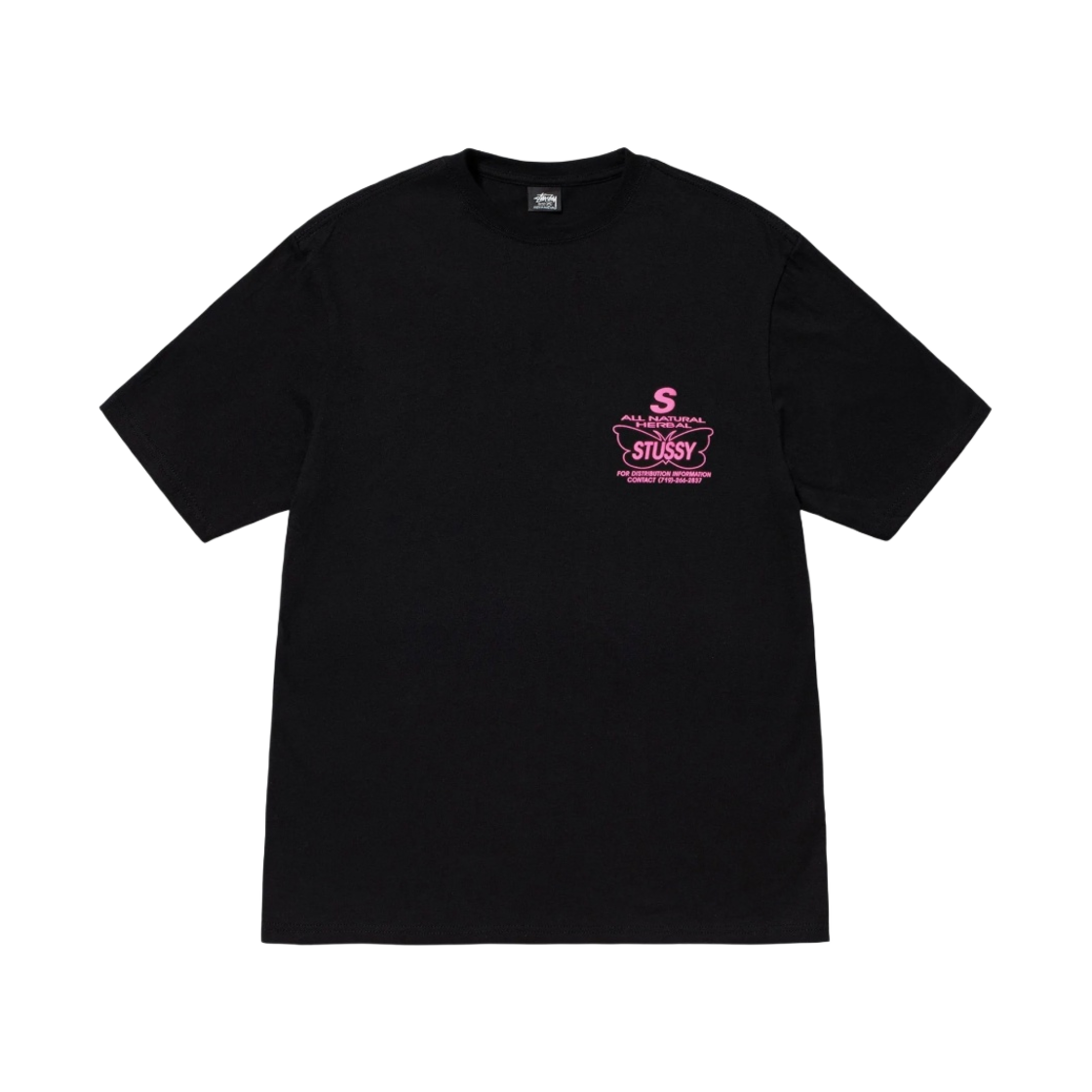 스투시 올 내츄럴 피그먼트 다이드 티셔츠 블랙(Stussy All Natural Pigment Dyed T-shirt Black) - 2