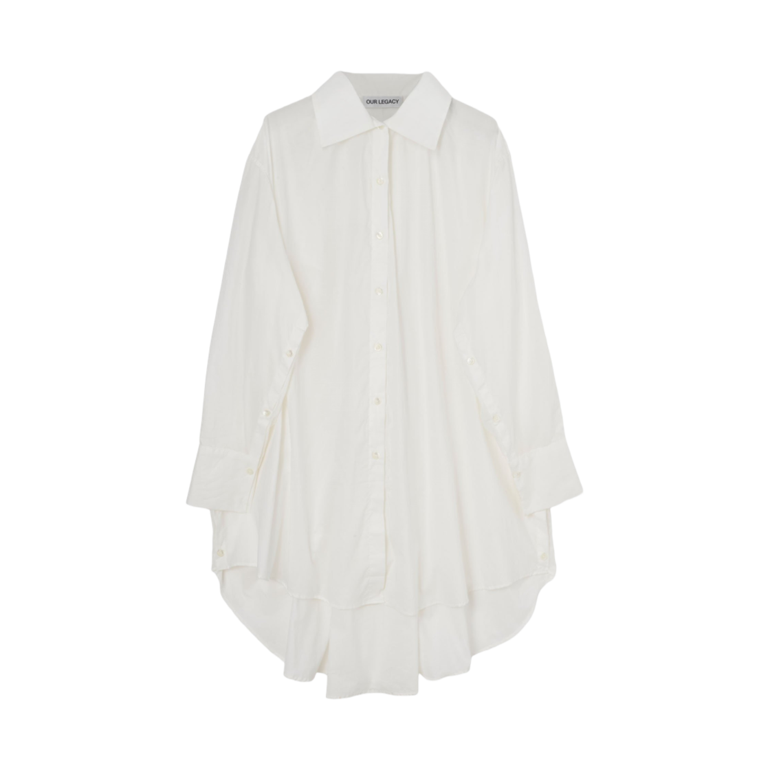 W2257GW (W) Our Legacy Gale Dress White Voile