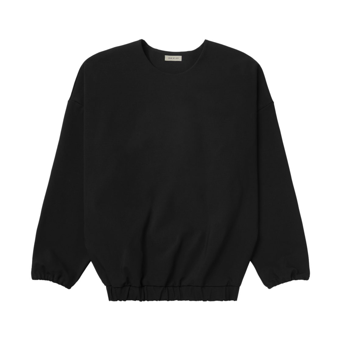 FGE50-200ATRI-001 Fear of God Eternal Viscose Tricot Crewneck Black