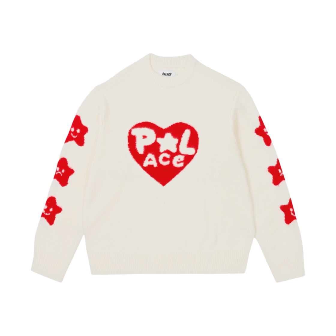 - Palace Cosy Knit Soft White - 24FW