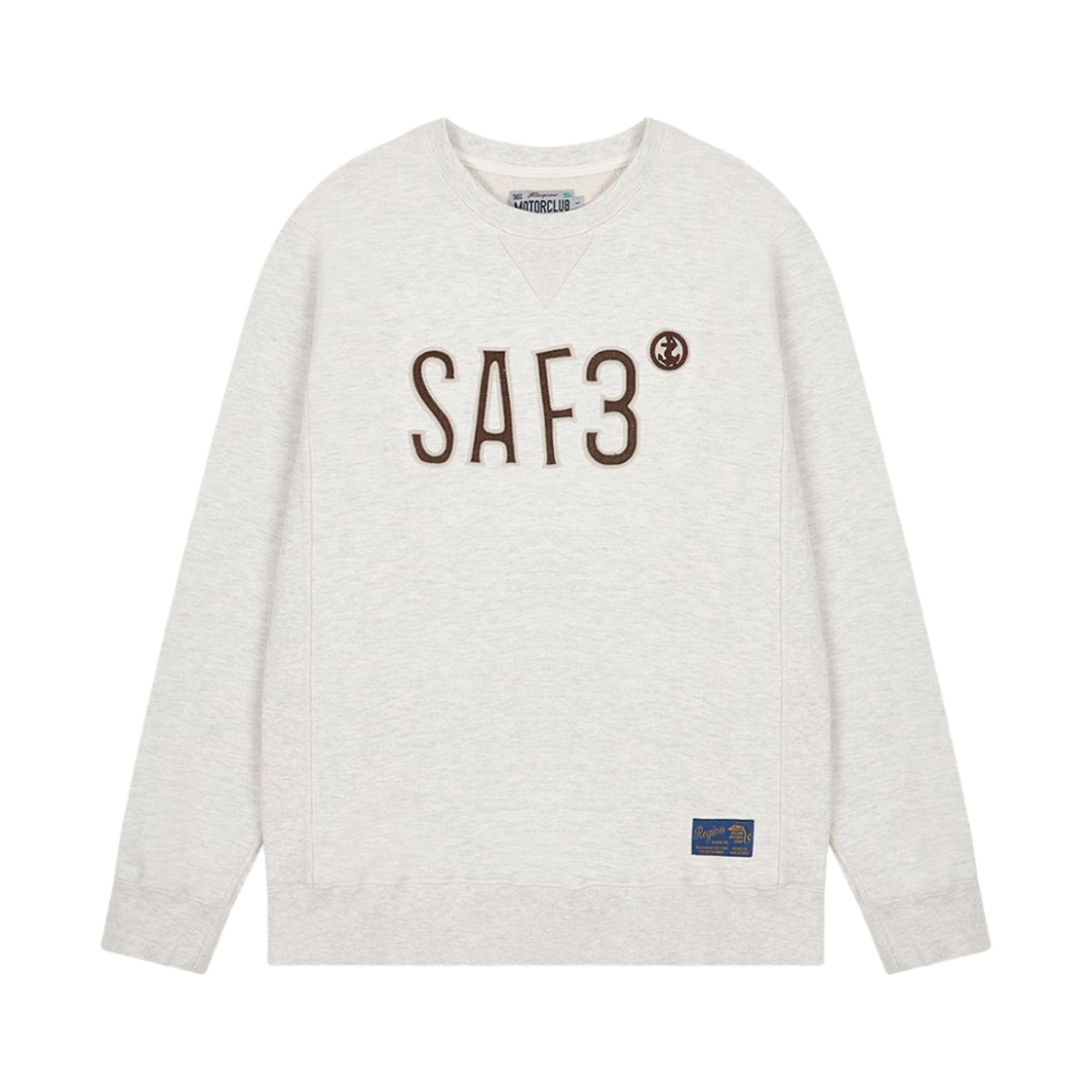 [예약 배송] 사파리스팟 레기온 모터스 클럽 로고 크루넥 크림