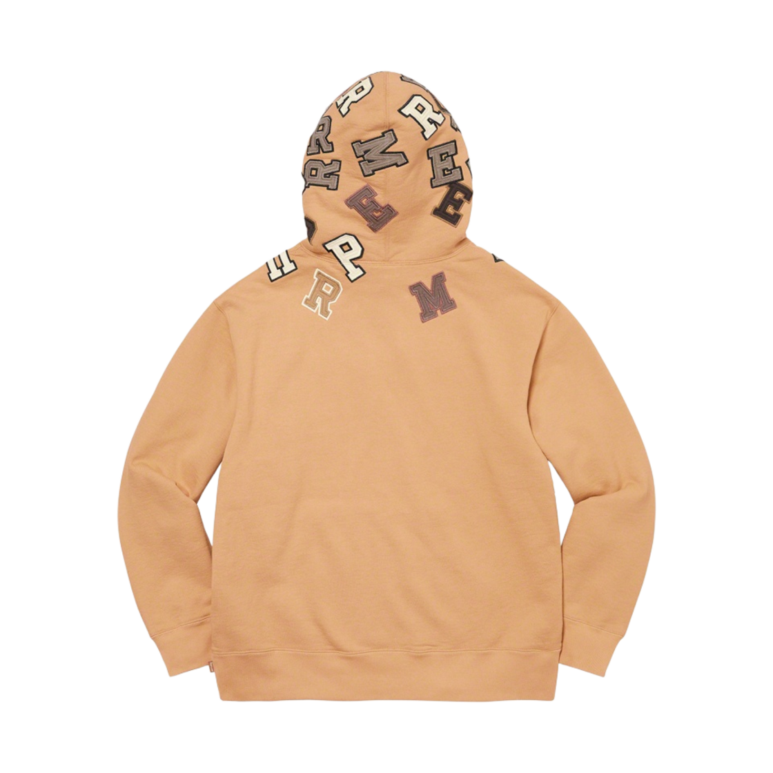 슈프림 스케터 아플리케 후드 스웨트셔츠 다크 탄 - 22FW(Supreme Scattered Applique Hooded Sweatshirt Dark Tan - 22FW) - 2