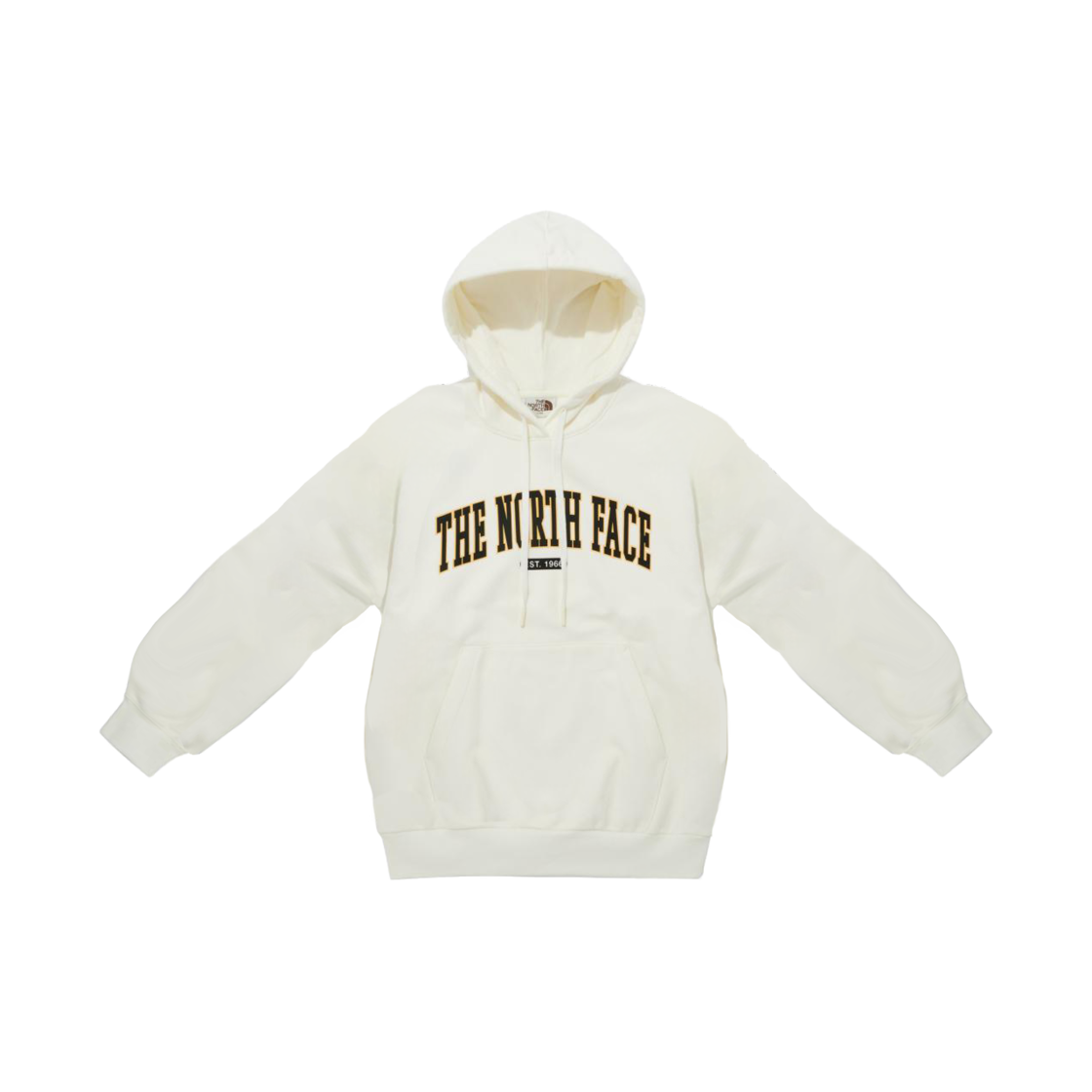 NM5PP50J The North Face White Label Arch Logo Hood Pullover Cream