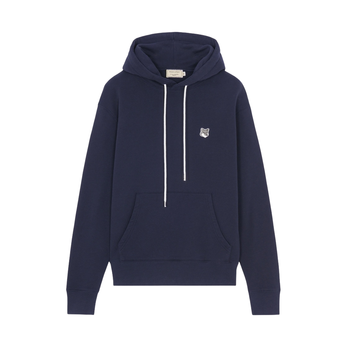메종 키츠네 그레이 폭스 헤드 패치 클래식 후드 네이비(Maison Kitsune Grey Fox Head Patch Classic Hoodie Navy)