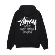 Stussy Stock DSM London Hoodie Black 2024