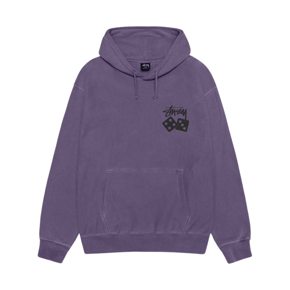스투시 다이스 피그먼트 다이드 후드 그레이프(Stussy Dice Pigment Dyed Hoodie Grape) - 2