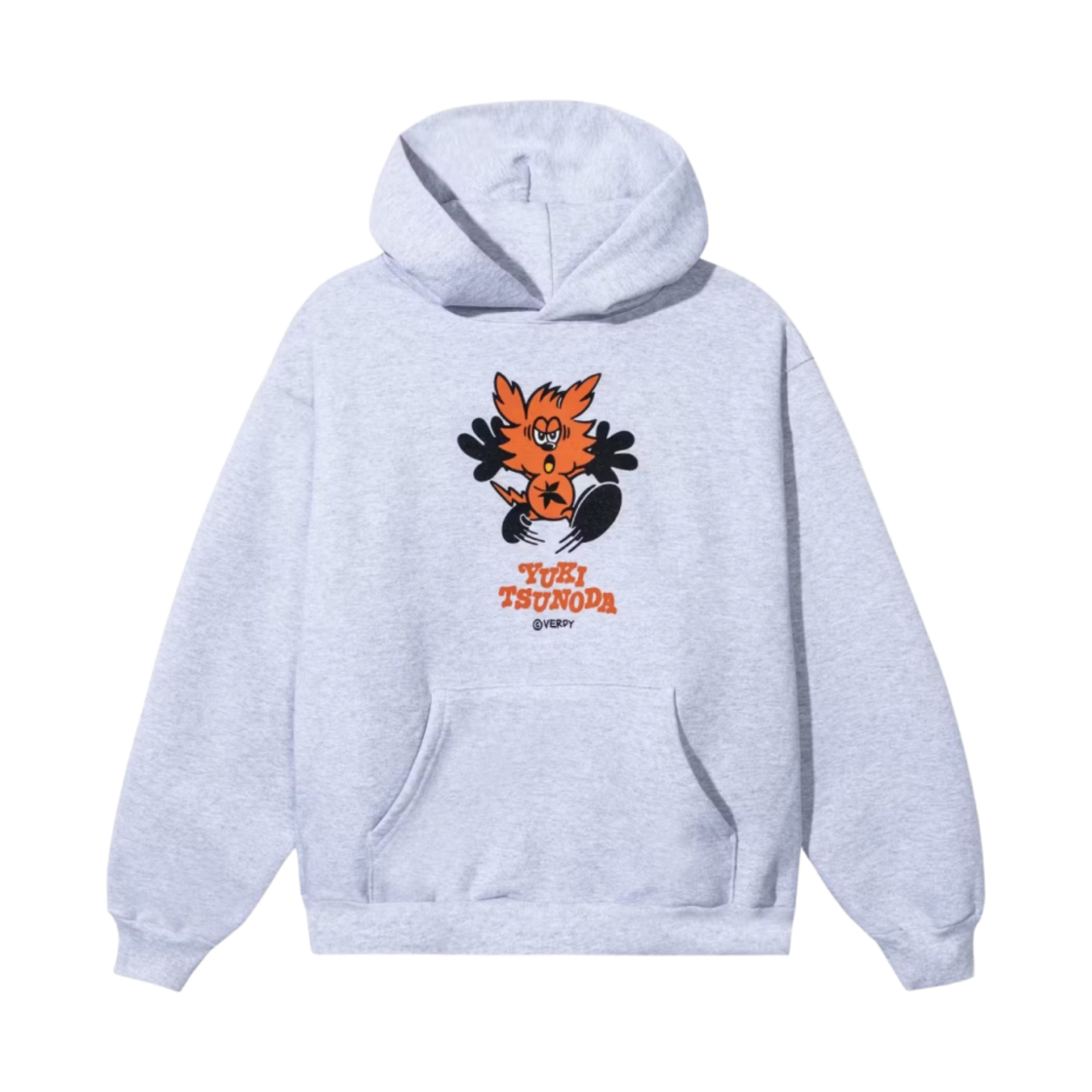 베르디 x 유키 츠노다 후드 1 그레이(Verdy x Yuki Tsunoda Hoodie 1 Gray)