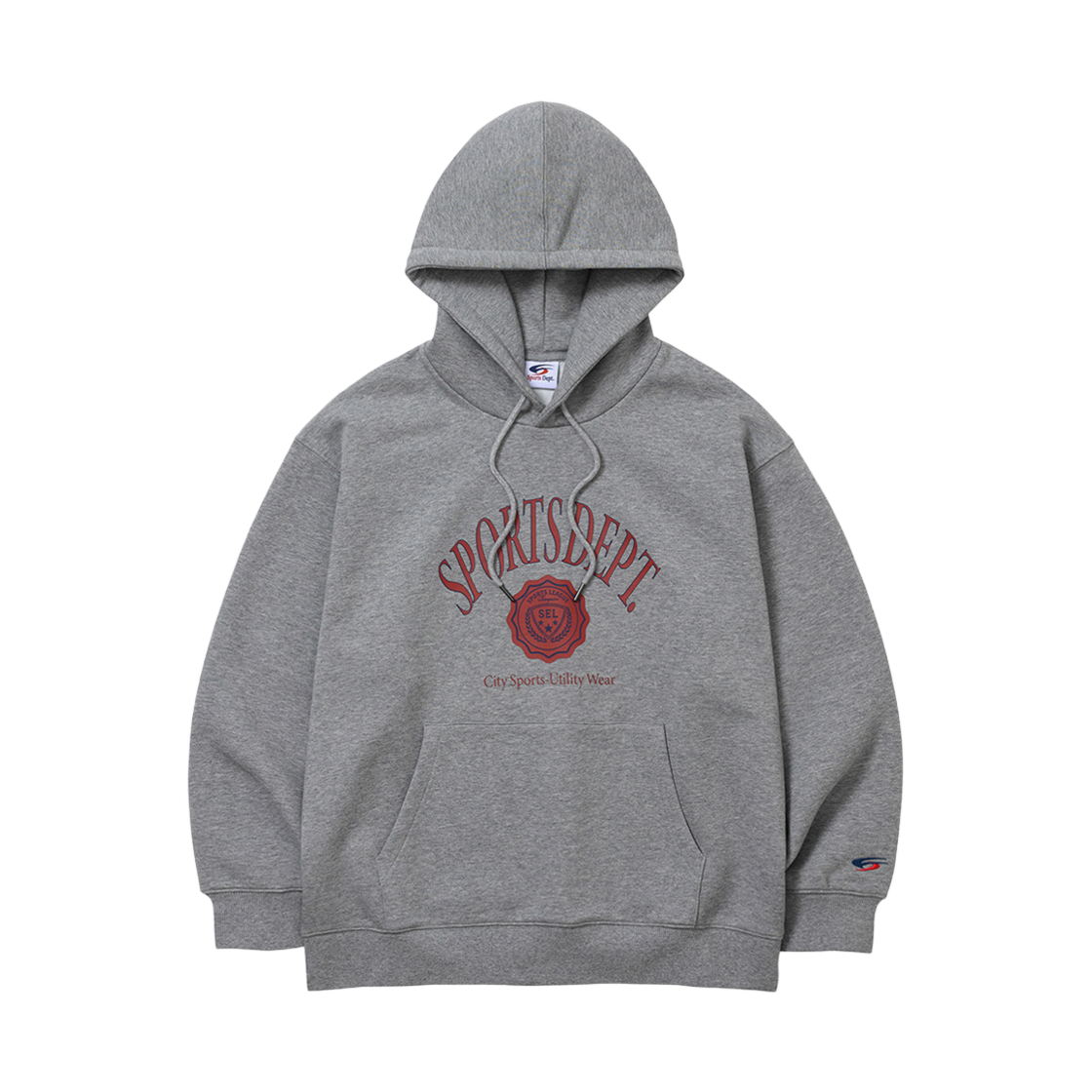 스포츠뎁트 SEL 컬리지 후드 멜란지 그레이(Sports Dept SEL College Hoody Melange Gray)