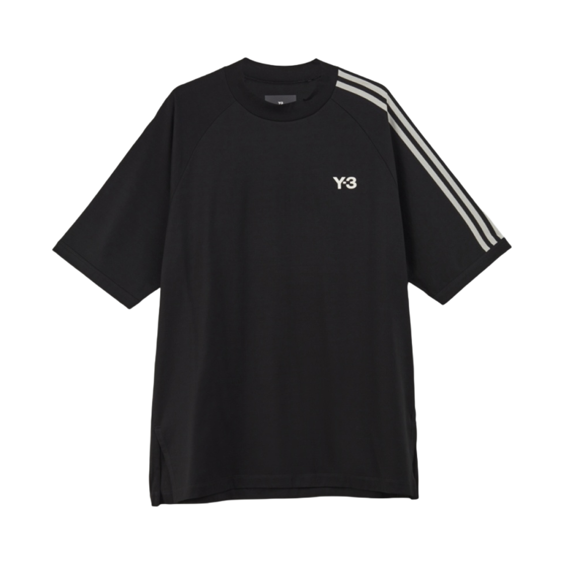 Y-3 3S 숏슬리브 티셔츠 블랙 오프 화이트(Y-3 3S Short Sleeve T-Shirt Black Off White) - 1