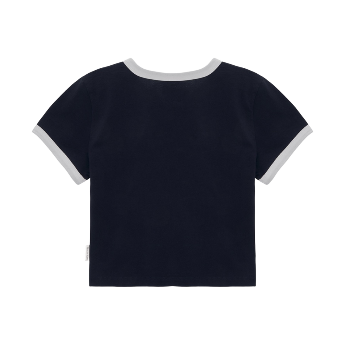 MATIN KIMLOGO CUTTED RINGER CROP TOP 新品 MATIN KIM】CUTTED LOGO RINGER CROP TOP☆送料・関税込☆3色