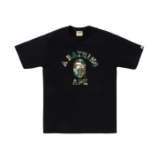 BAPE Liquid Camo College T-Shirt Black Olive Drab