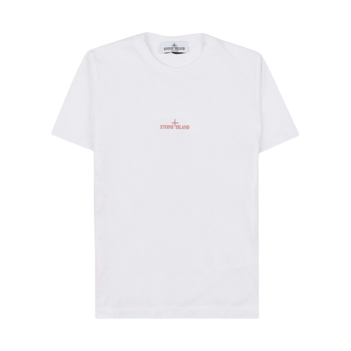 781621055-V0001 (Kids) Stone Island Drop One Shot T-Shirt White - 23SS