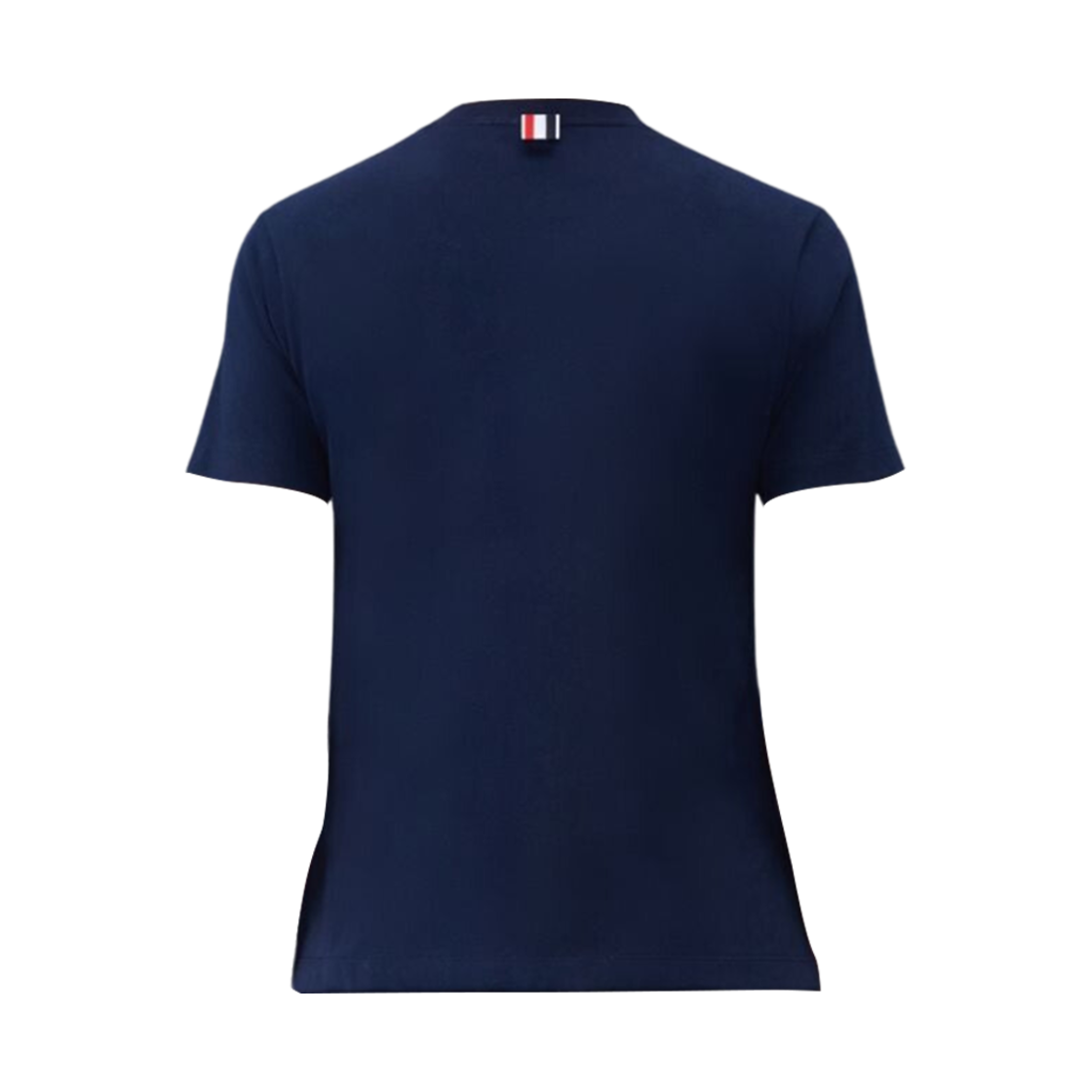 (W) 톰브라운 페스티브 저지 숏슬리브 버튼 헥터 티셔츠 네이비((W) Thom Browne Festive Jersey Short Sleeve Button Hector T-Shirt Navy) - 2