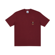 Palace x Reebok NPC Pocket T-Shirt Burgundy - 21SS