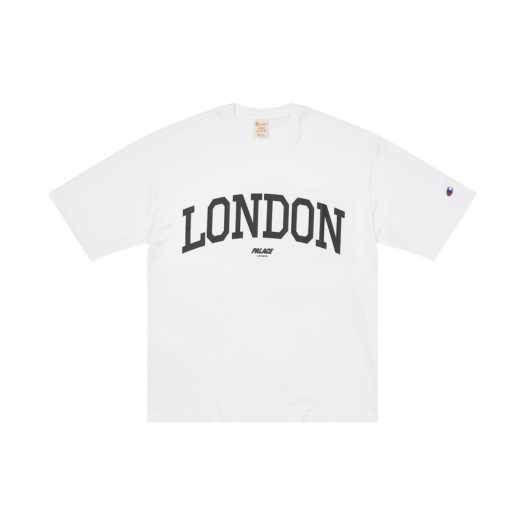 ★25SS 韓国店舗限定★Palace x Champion Shop T-Shirt Seoul 팔라스 x 챔피온 샵 티셔츠 서울 네이비 - 25SS | Palace | KREAM