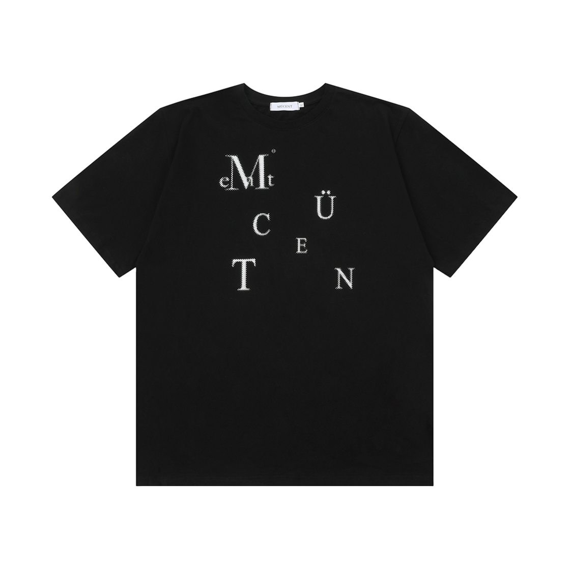 P00000LT_03 MUCENT Puzzle Half T Black