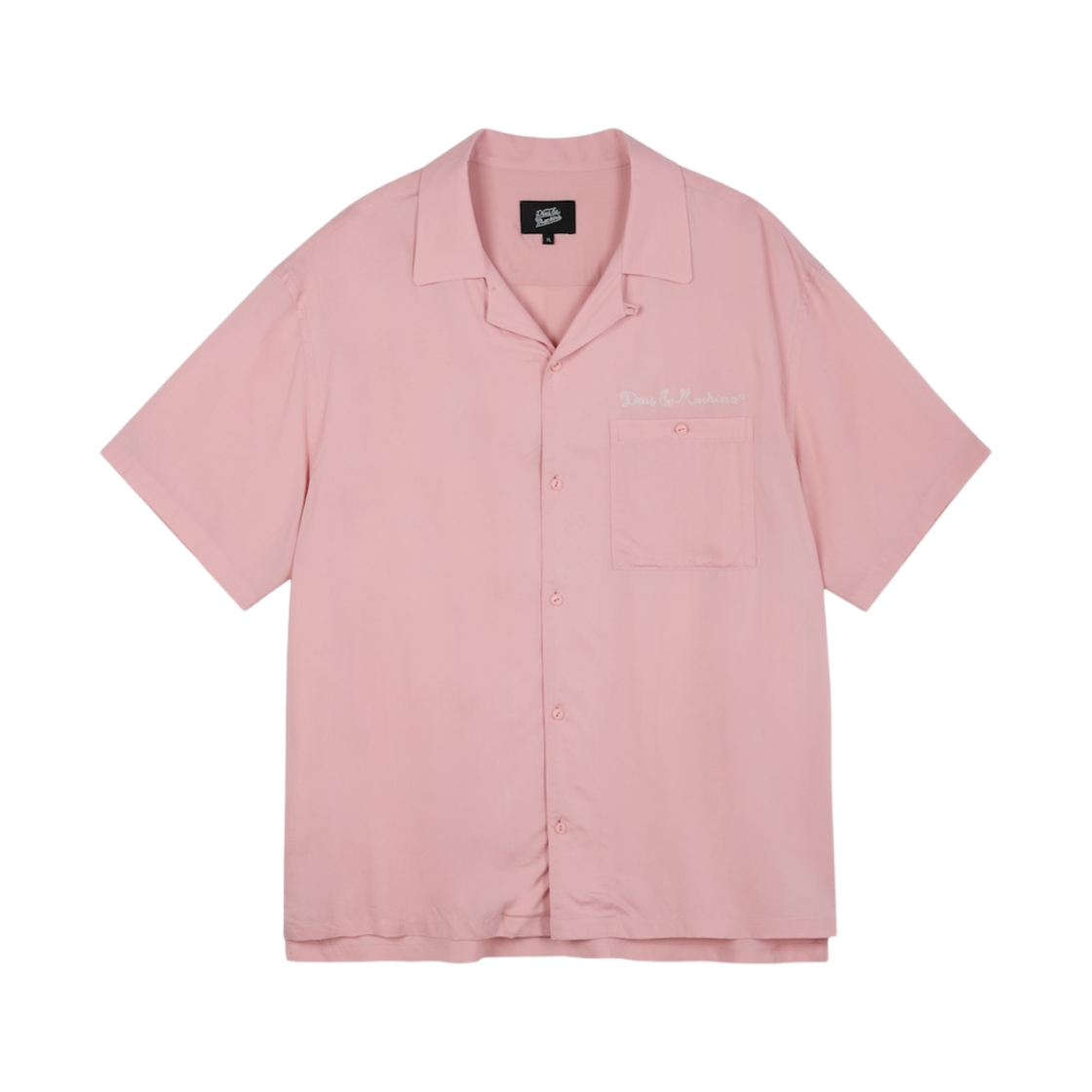 - Deus Ex Machina Script Address Bowling Shirt Pink