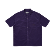 Palace Washed Cord Shirt Purple - 25SS