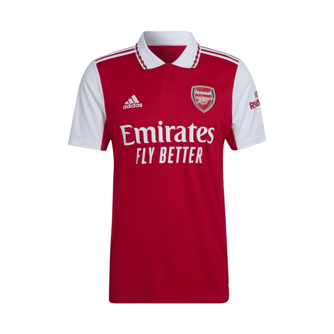 아디다스 아스널 2022/23 홈 저지 스칼렛 화이트 - KR 사이즈 (논 마킹 버전)(Adidas Arsenal 2022/23 Home Jersey Scarlet White - KR Sizing (Non Marking Ver.))