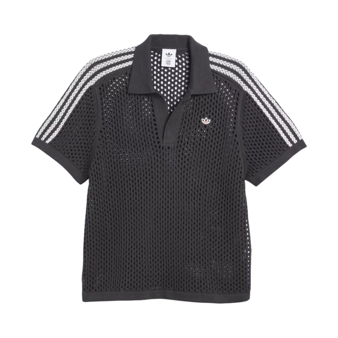 아디다스 x 클랏 크로셰 폴로 카본 - KR 사이즈(Adidas x Clot Crochet Polo Carbon - KR Sizing)