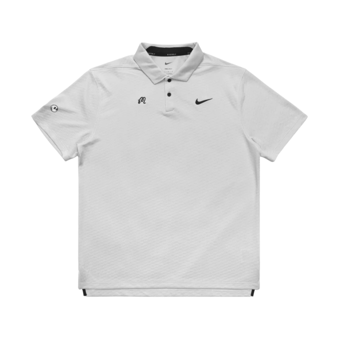 말본 골프 x 나이키 드라이핏 베이퍼 텍스처 폴로 포톤 더스트(Malbon Golf x Nike Dri-Fit Vapor Texture Polo Photon Dust)
