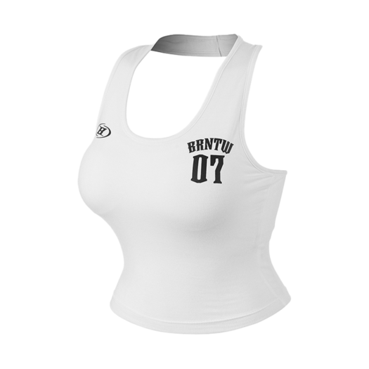 BG2WXT175WH BORN TO WIN W 07 Halterneck Sleeveless White