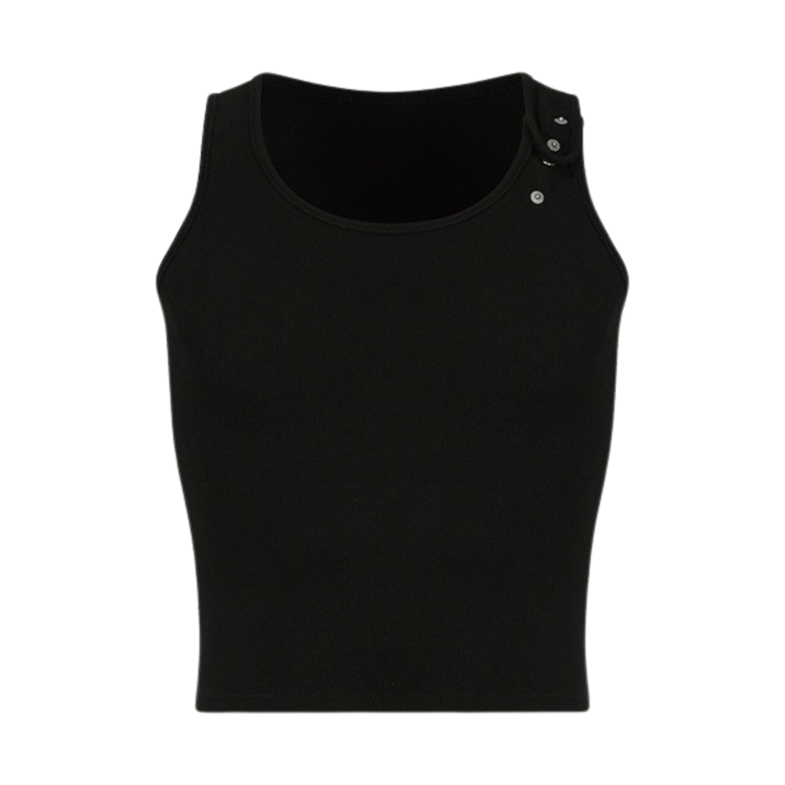 CF23TP01 Computer Format Stud Tank Top Black