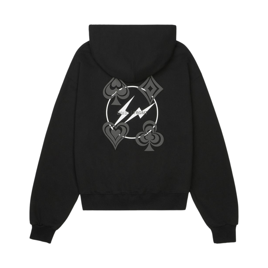 - Fragment x 2NE1 Zip-Up Hoodie Black
