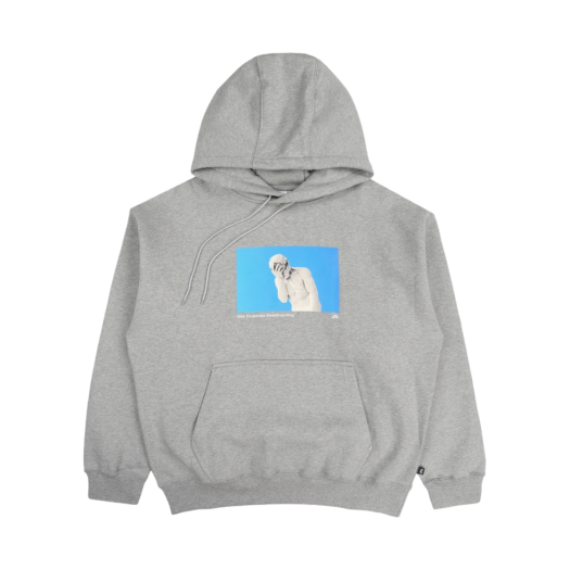 Nike SB Fleece Pullover Skate Hoodie Dark Grey Heather - Asia