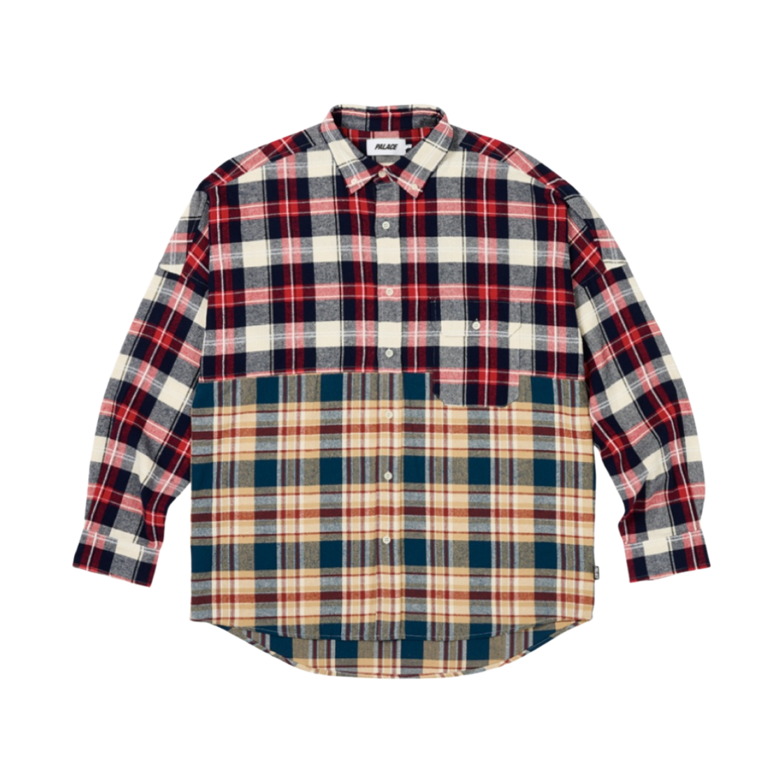 팔라스 체크메이트 드롭 숄더 셔츠 레드 - 23FW(Palace Checkmate Drop Shoulder Shirt Red - 23FW) - 1