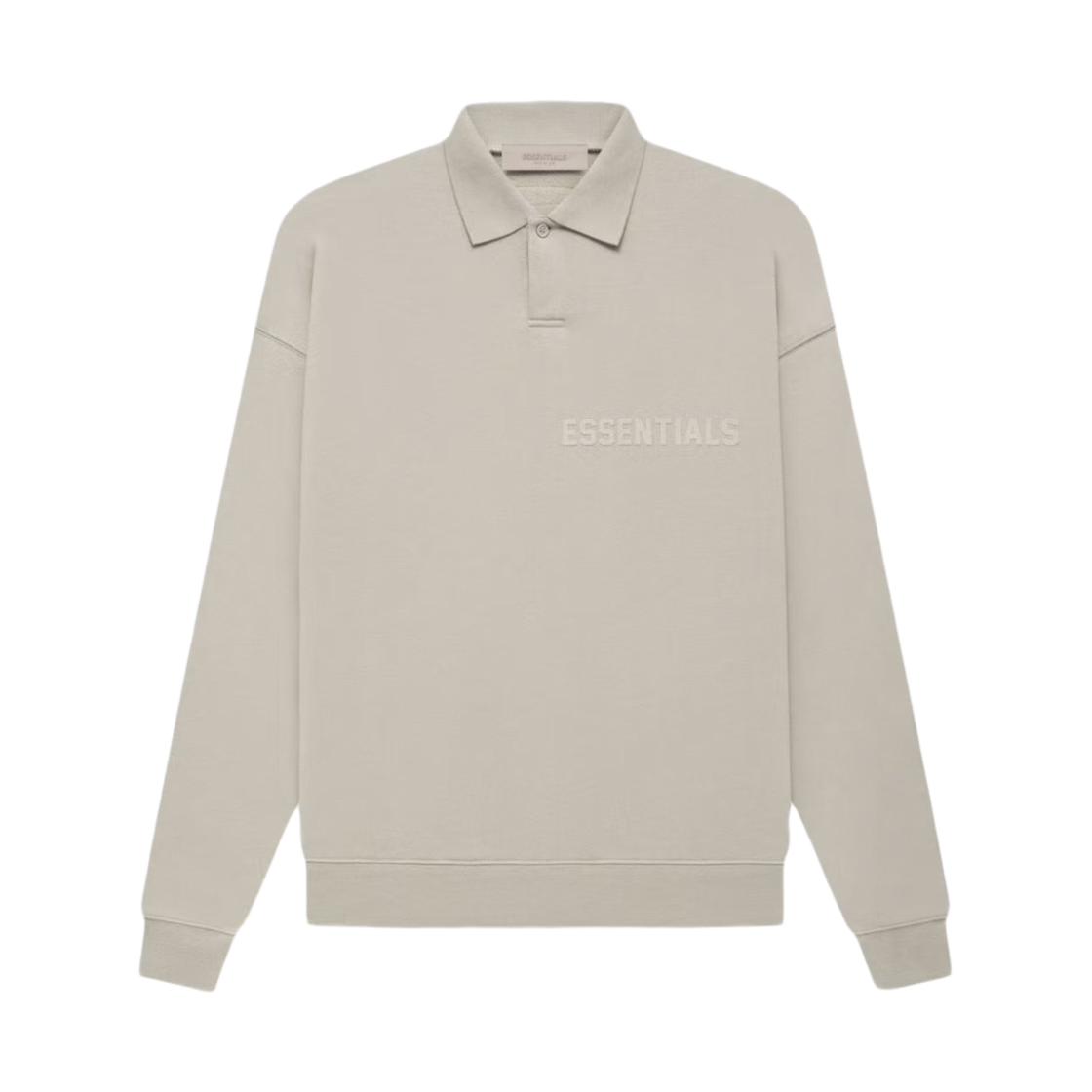 에센셜 롱슬리브 폴로 스모크 - 22FW(Essentials Long Sleeve Polo Smoke - 22FW) - 1