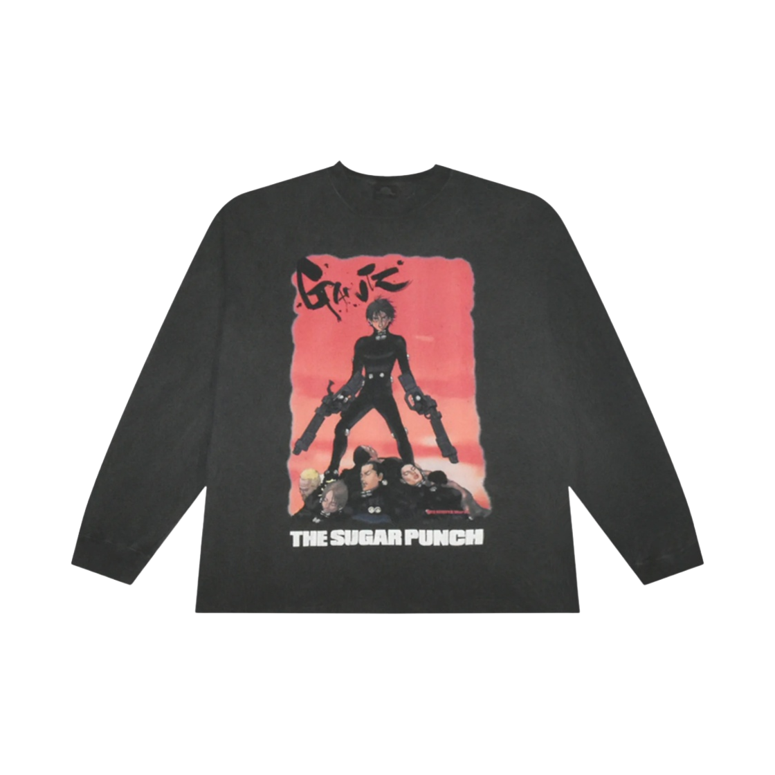 TGAM24SM011 Sugar Punch x Gantz L/S T-Shirt Black