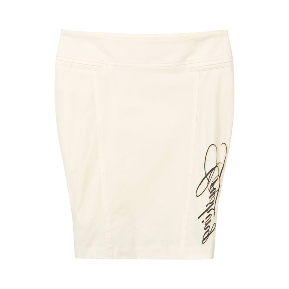 Bonnae-116 [KREAM 단독] Bonnae Slit zip skirt Ivory