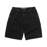 Suade Carpenter Denim Shorts Black