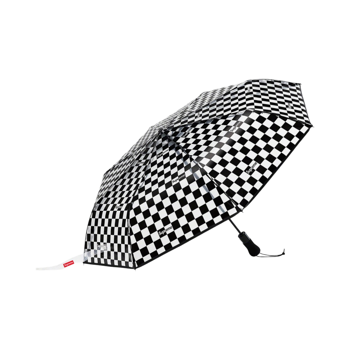 슈프림 x 쉐드레인 투명 체커보드 우산 - 20SS