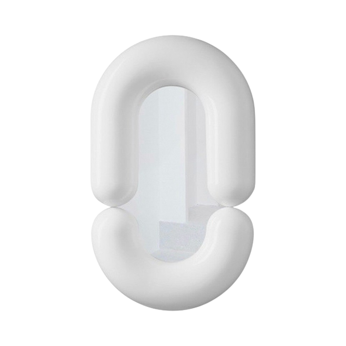 VAUT000029 Moustache Zodiac Mirror White