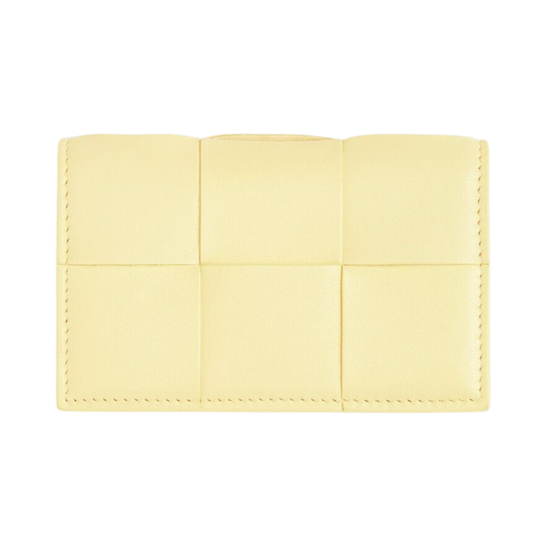 651396VCQC47117 Bottega Veneta Cassette Business Card Case Camomile - 대표 이미지 #1